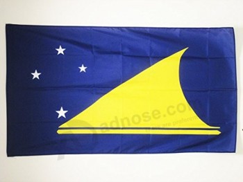 旗杆tokelau旗杆3'x 5'（一根杆子）-新西兰国旗90 x 150厘米-带孔的横幅3x5英尺