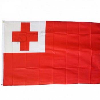 Tonga vlag van 100% polyester
