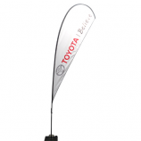 Teardrop Toyota-Werbungsflagge druckte Toyota-Federfahne