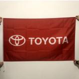 polyester toyota logo werbebanner toyota werbeflagge