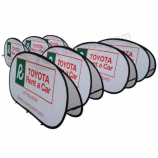 Extérieur ovale horizontal Pop up A cadre Toyota bannières publicitaires