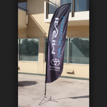 Promotion Custom advertising Toyota feather banner