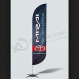 Heiße verkaufende Toyota-Ausstellungsswooperflagge im Freien