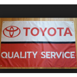 Toyota-Logoflagge Polyester Toyota-Werbungslogo-Fahnenflagge