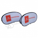kundenspezifischer druck toyota logo a frame pop up stand