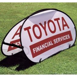 Doppelseiten im Freien Stoff Toyota Werbung Ein Rahmen Banner