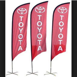 Toyota-Federflaggen-Zeichengewohnheit der hohen Qualität