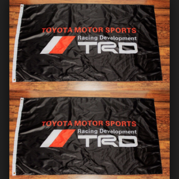 3x5ft Toyota Logo Flag Impression personnalisée Polyester Toyota Banner