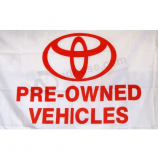 Drapeaux Toyota Bannière Polyester Drapeau publicitaire Toyota