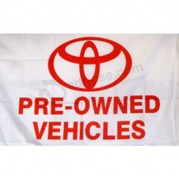 toyota flags banner polyester toyota werbeflagge