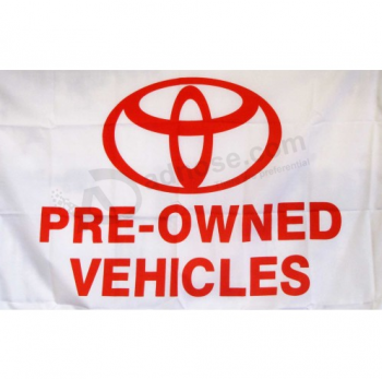 toyota flags banner polyester toyota werbeflagge