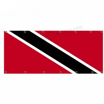 Drapeau maillé de la sécurité nationale de Trinité-et-Tobago