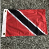 gestrickte Polyester Trinidad Tobago Flagge Trinidad Tobago Boot Banner