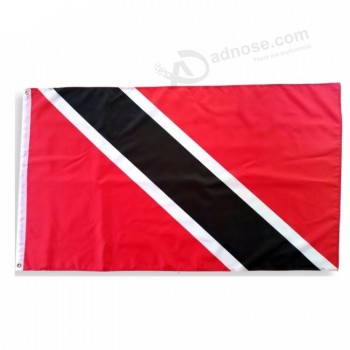 Serigrafia 3 * 5ft transporte da gota bandeira de trinidad e tobago