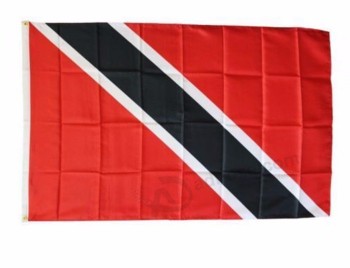 2'x3 'trinidad en tobago vlag huis banner messing doorvoertules