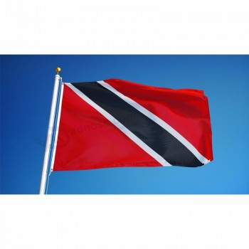 90 * 150cm共和国のトリニダード・トバゴ共和国旗屋外旗印刷ポリエステル飛行