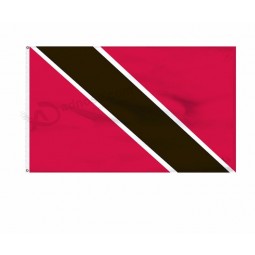 Gewohnheit alles Landlogo nationales Trinidad und Tobago kennzeichnet Polyester, kundenspezifische Flaggenflagge