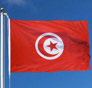 90 x 150cm Die tunesien flagge hochwertige tunesien nationalflaggen