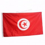 Durable Outdoor nation flag 3ftx5ft Tunisia flag for election