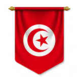 hochwertige wandbehang tunesien wimpel flagge