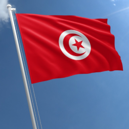 bandiere nazionali in poliestere di alta qualità della tunisia