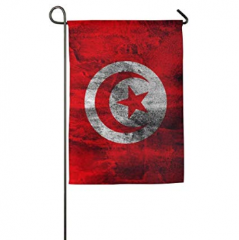 venda por atacado jardim quintal poliéster tunísia bandeira personalizado