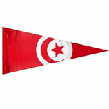 Mini Polyester Tunesien Dreieck Ammer Banner Flagge