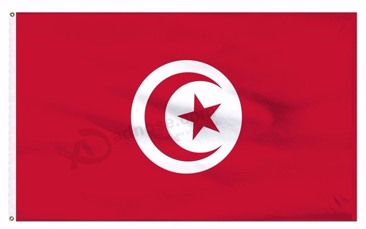 2018 Weltcup Tunesien Fußball Team Fan Nationalflagge