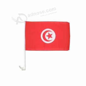 30x45cm tunisia car flag bandera de la ventana del coche de Túnez