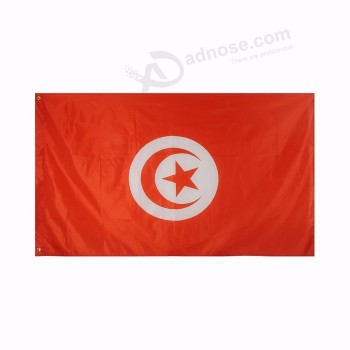 90x150cm Drapeau National Drapeau Extérieur Tunisie Drapeau Terrestre