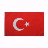 hoge kwaliteit goedkope prijs polyester turkije vlag 3x5 FT