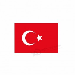 Custom Digital Wholesale Price Manufacture Printing Turkish Flag