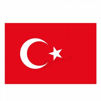 bandeira da turquia | bandeira maravilhosa | 3x5ft | 100% poliéster | Todas as bandeiras nacionais do mundo