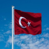 nationale vlag en basis vlaggenmast aangepaste 3x5ft hoge kwaliteit turkije polyester vlag en aangepaste stof nationale vlag