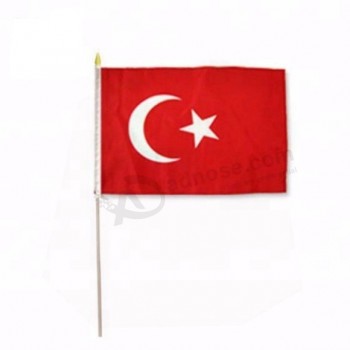 Turkije Armenië Azerbeidzjan hand vlaggen met hoge kwaliteit