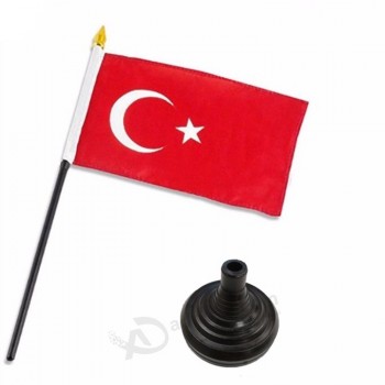 슈퍼 품질 가격 유리한 터키 테이블 책상 플래그