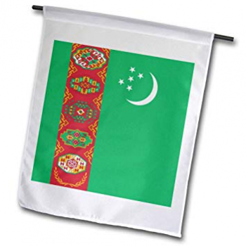 Bandiera decorativa della bandiera dell'iarda di festa nazionale del Turkmenistan