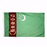 gute qualität polyester turkmenistan country flag hersteller