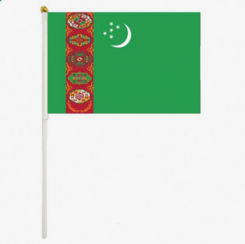 Festival Événements Célébration Turkménistan Bâton Drapeaux Bannières
