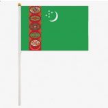 Festveranstaltungen Feier Turkmenistan Stick Flaggen Banner