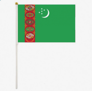 Festveranstaltungen Feier Turkmenistan Stick Flaggen Banner