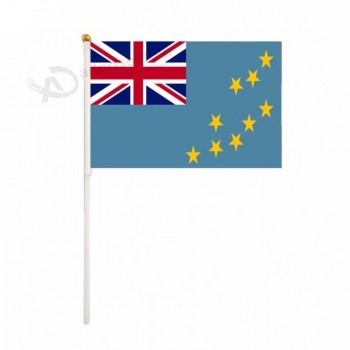 Vente chaude 2019 événements de football TUVALU logo national drapeau de la main