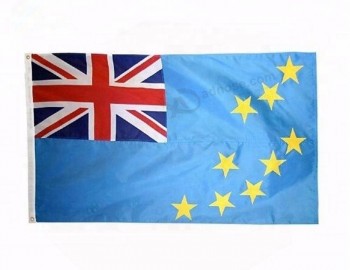 poliéster tuvalu personalizado pendurado bandeira nacional
