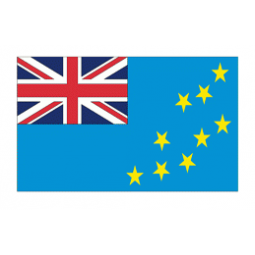 工厂批发定制4x6英寸图瓦卢人造丝装国旗