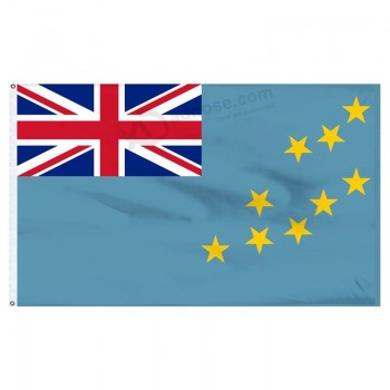 Tuvalu 3ft x 5ft Nylon Flag avec haute qualité et prix bon marché
