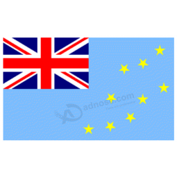 bandera de Tuvalu de alta calidad personalizada al por mayor 3 X 5 pies estándar