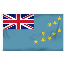 bandiera tuvalu in poliestere stampato 3ft x 5ft