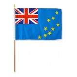 tuvalu 12x18 zoll stick flagge mit günstigen preis