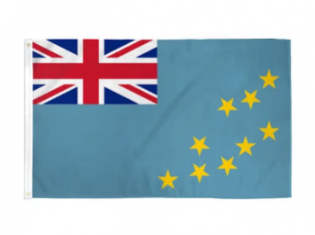 bandera de tuvalu personalizada poliéster 3x5 pies con alta calidad