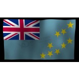 tuvalu flag 4K Bewegungsschleife nach Effektvorlage